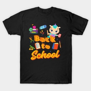 Pony Unicorn Back To School T-Shirt